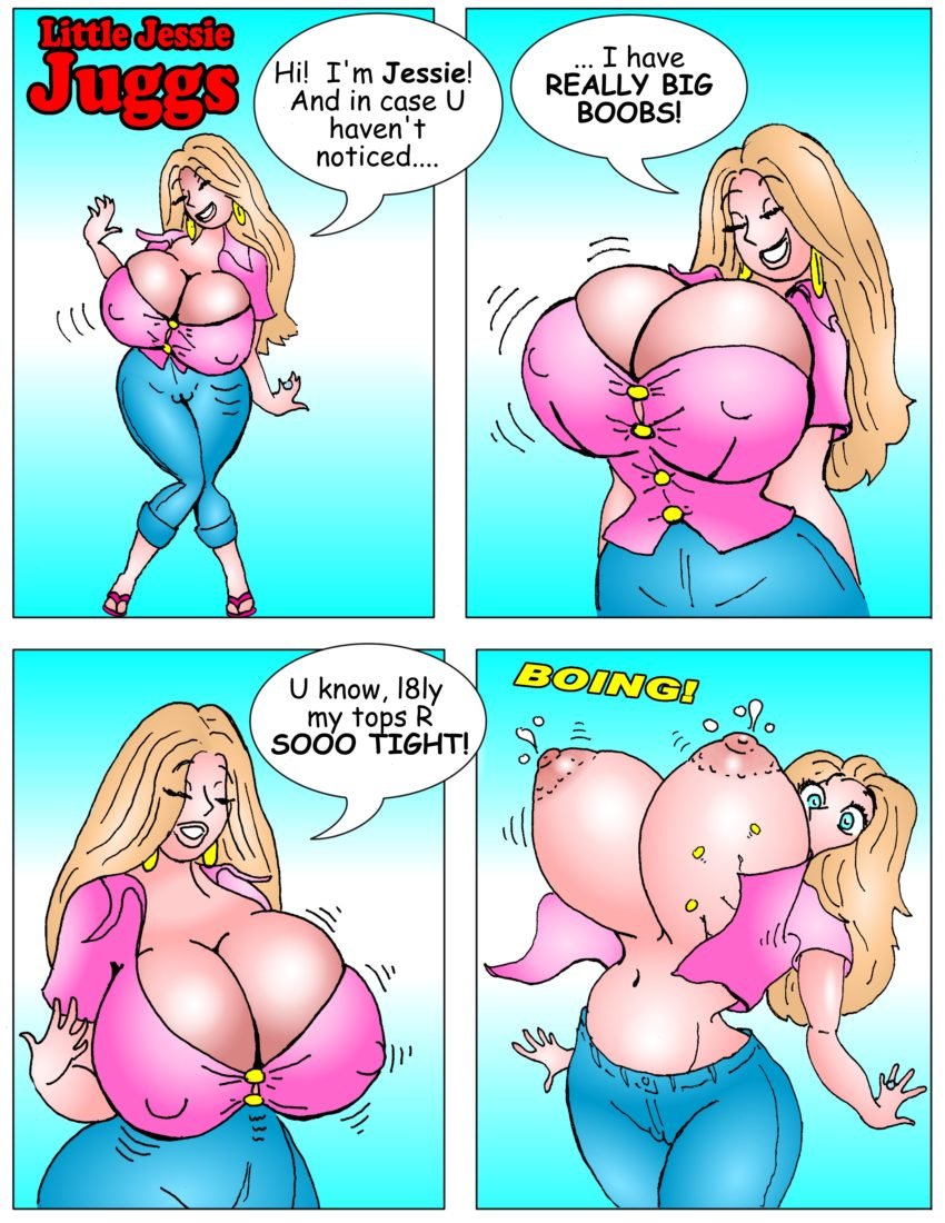 Big Cartoon Juggs Porn - Little Jessie Juggs Short Adult Comic