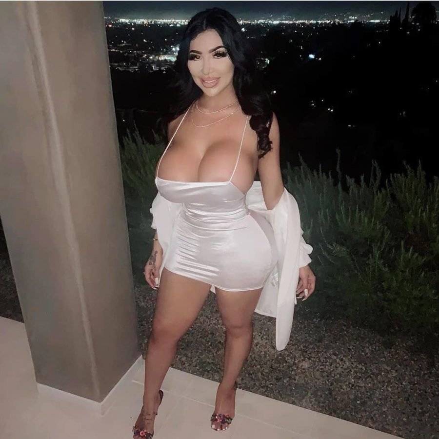 Mspalomares Sex - Slutty Big Tit Latina Ms Palomares In Tight White Dress