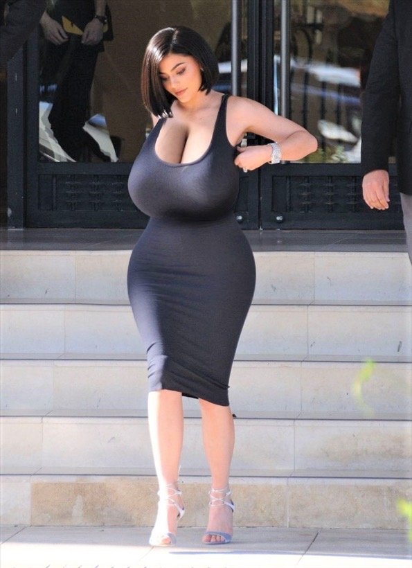 595px x 820px - Moms Big Tits in Slutty Tight Black Dress on Public Street