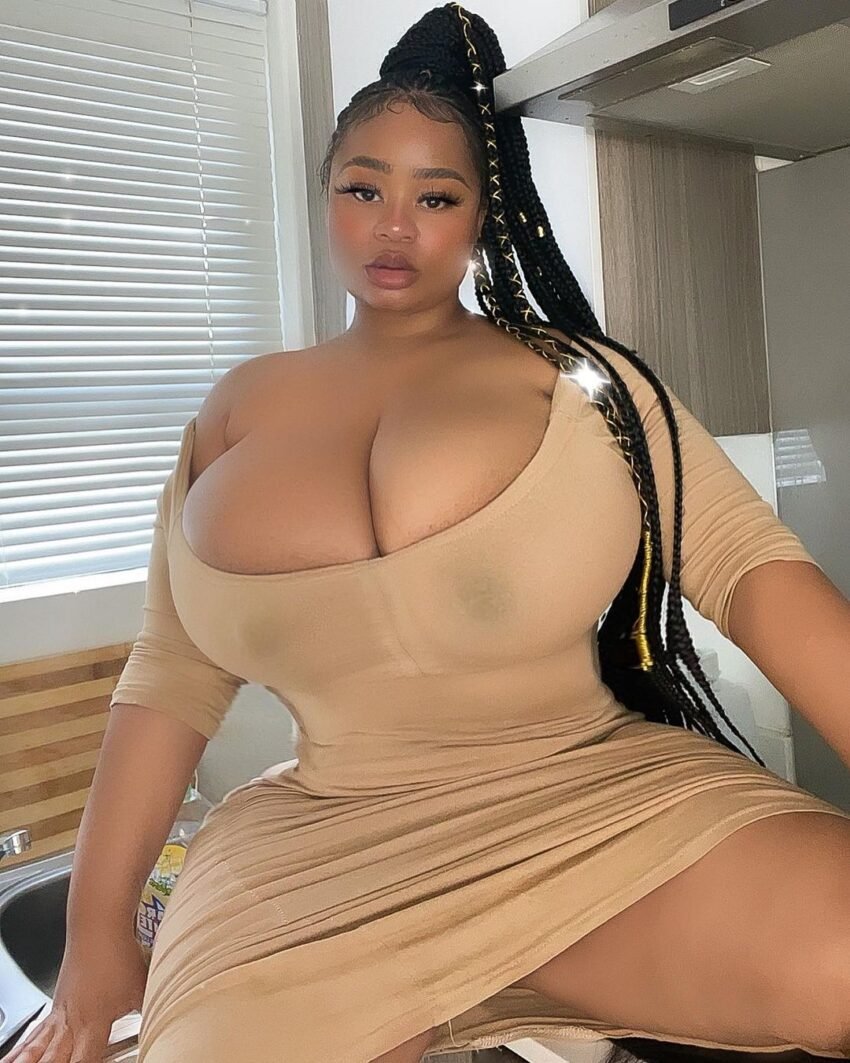 Extra Big Boobs - Big Ebony Woman with Extra Sized Large Breasts